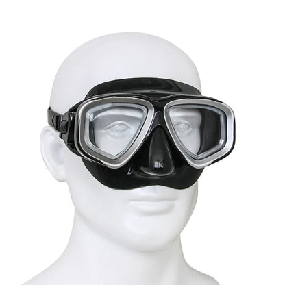 Durable Dive Mask with Flexible Rubber Strap