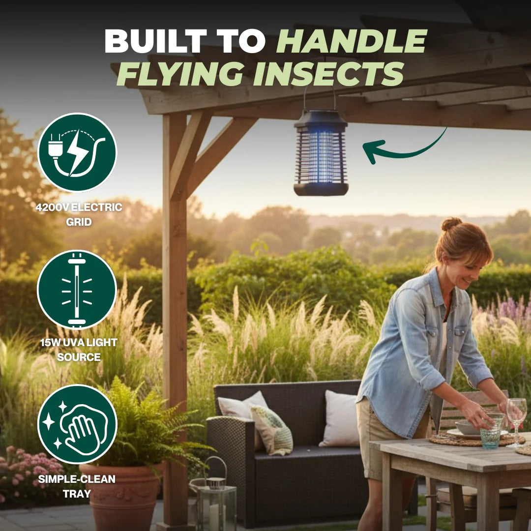 Powerful UV Insect Zapper for Home and Garden