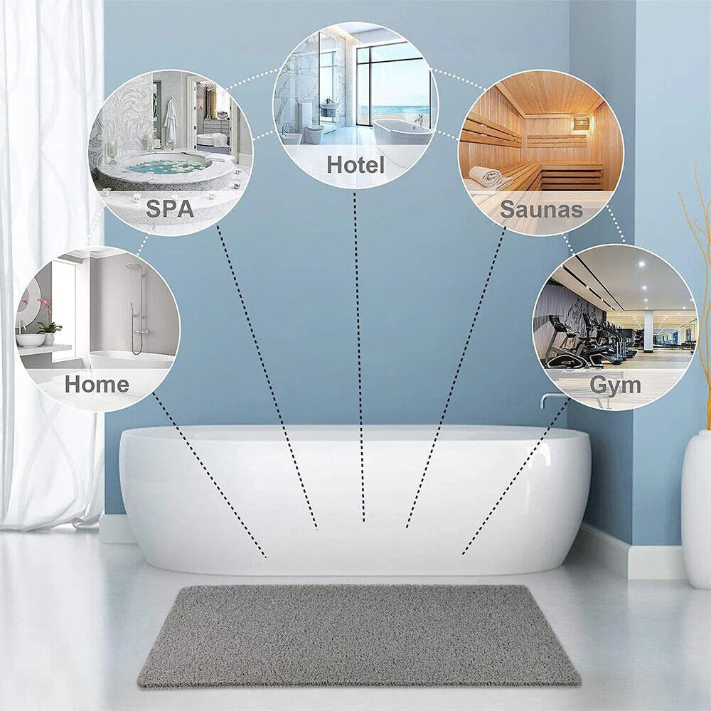 Grip Shower Mat with Gentle Rubber Surface