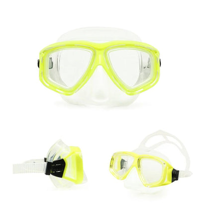 Durable Dive Mask with Flexible Rubber Strap