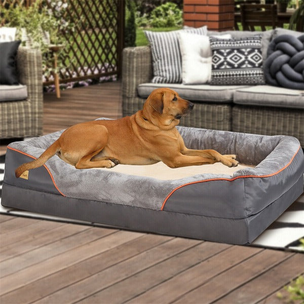Large Orthopedic Dog Bed with Removable Cover