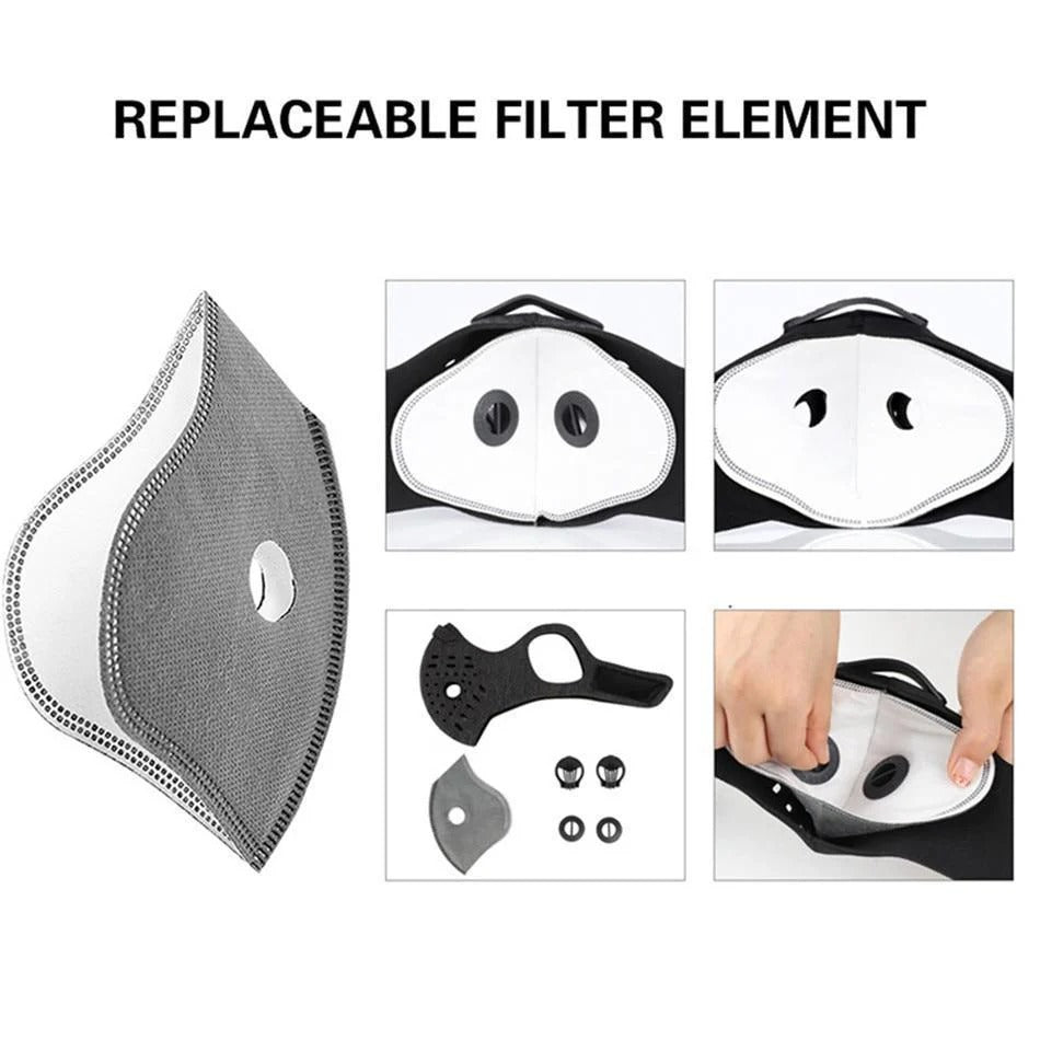 Eco Friendly Air Purifying Face Mask with Filter