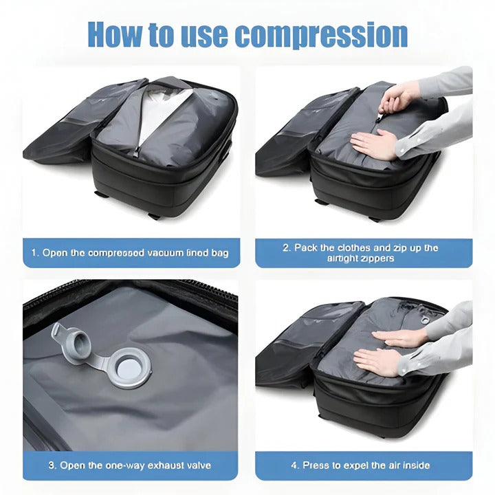 Compact Hiking Backpack with Organized Interior