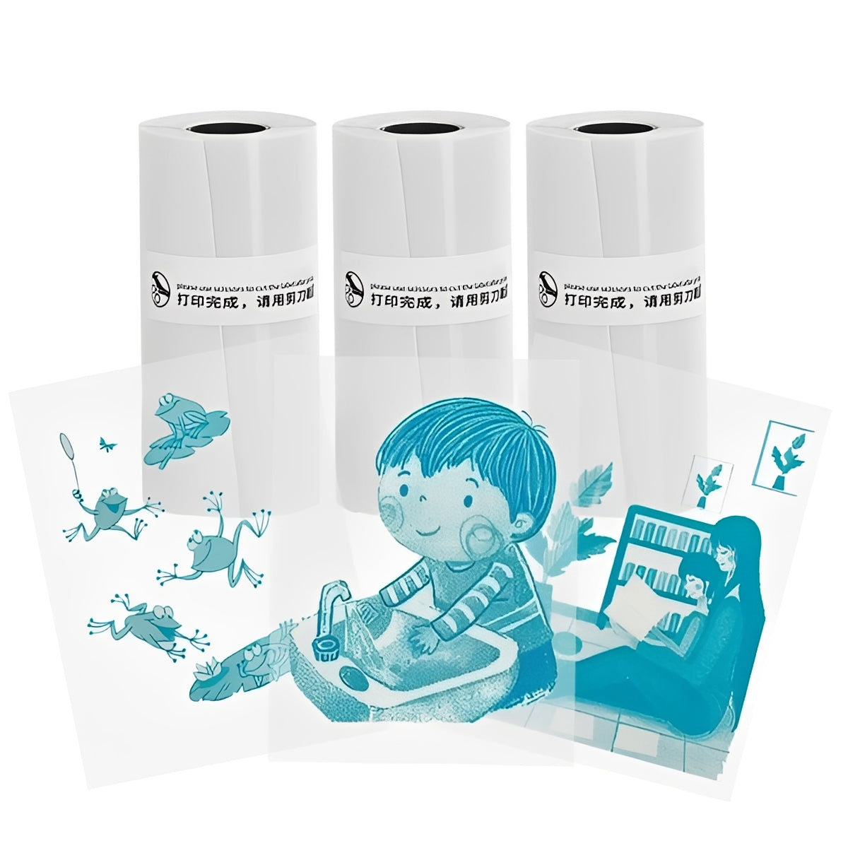 Wireless Compact Photo Sticker Printer with Bluetooth