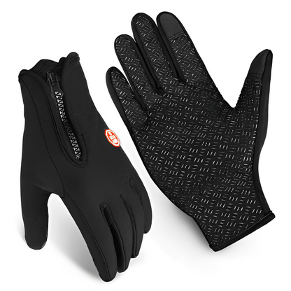 Rechargeable Heated Winter Gloves with 3-Level Temperature Control for Cold Weather Outdoor Activities | Touchscreen Compatible Thermal