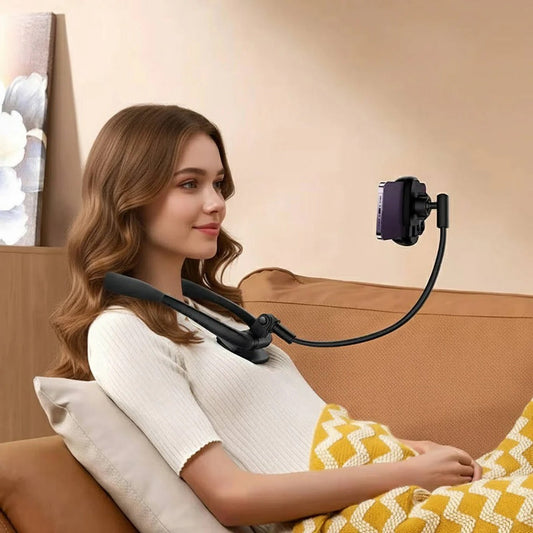 Adjustable Phone Stand with Rotating Head for Table and Nightstand - Ortekor