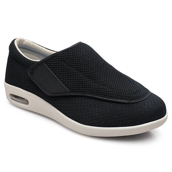 Orthopedic Sneakers Extra Wide Fit Memory Foam Cushioned Lace-Up Walking Shoes for Swollen Feet Diabetic-Friendly Athletic Footwear Unisex