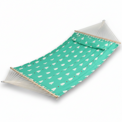 QUILTFLOW – Double Quilted Hammock for Patio & Poolside Comfort