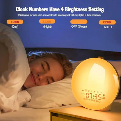 Wake Up Light Alarm Clock with Soothing Sounds
