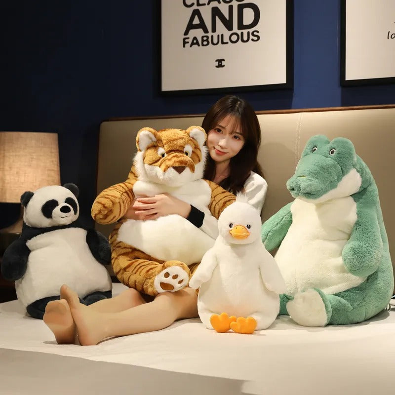 Soft Cute Panda and Crocodile Stuffed Animals Gift