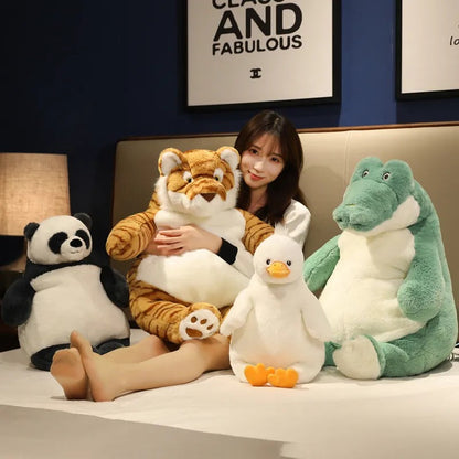 Soft Cute Panda and Crocodile Stuffed Animals Gift