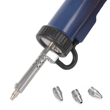 Portable Desoldering Tool with Multiple Nozzle Tips