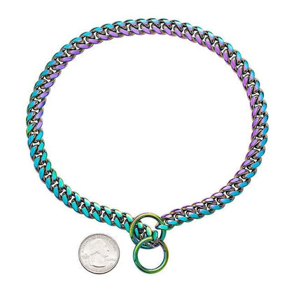 Durable Metal Puppy Collar in Various Colors