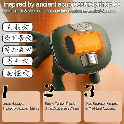Heated Massage Wrap for Neck and Shoulder Relief