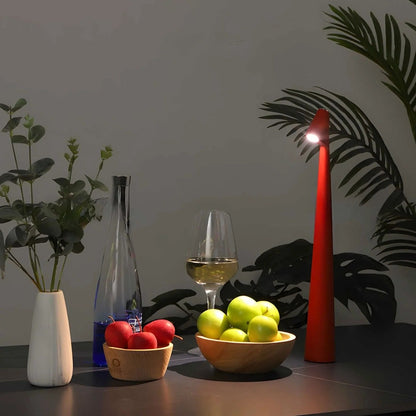 Portable Metal Office Lamp with Adjustable Brightness and USB Port