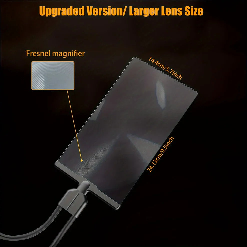 Compact LED Reading Magnifying Glass