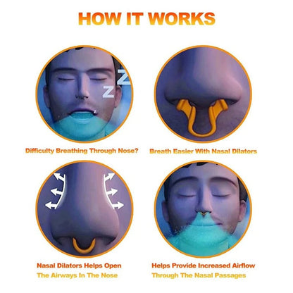 Comfortable Nighttime Breathing Nasal Clip