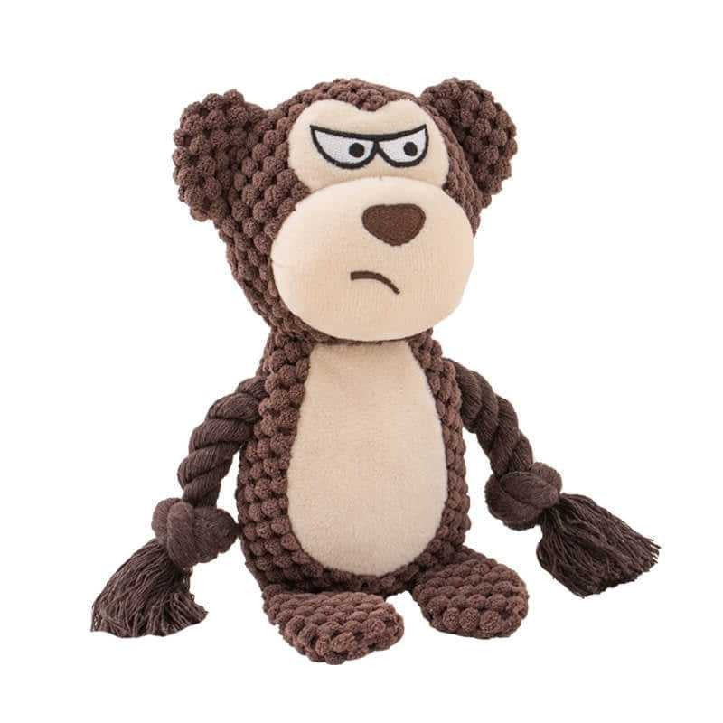 Plush Octopus Chew Toy with Squeaker for Dogs