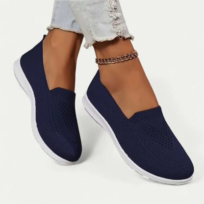 Breathable Women's Slip On Sneakers with Soft Comfort Insoles