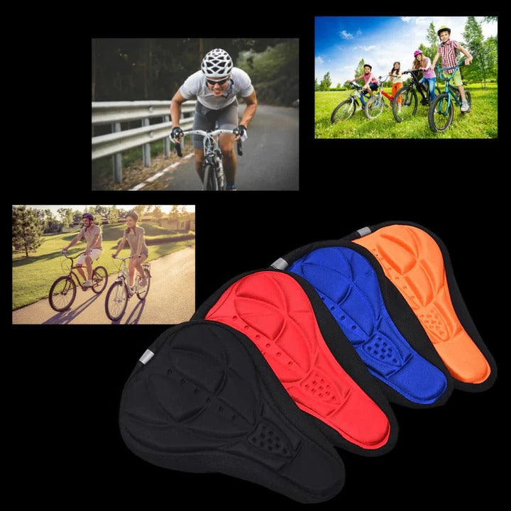 Comfort Gel Bike Seat Cushion with Shock Absorption