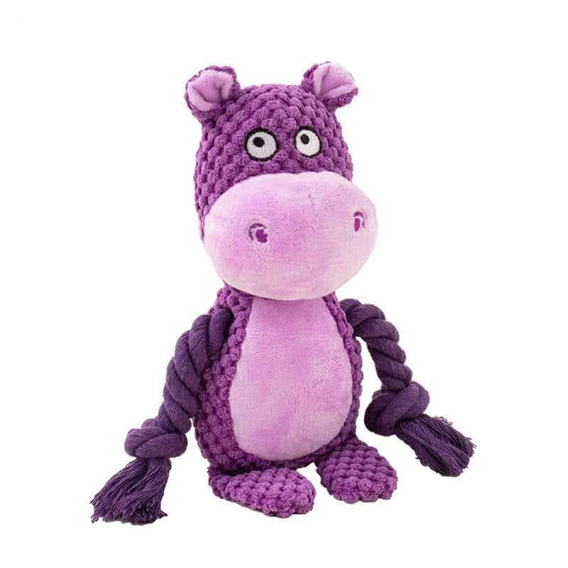 Plush Octopus Chew Toy with Squeaker for Dogs