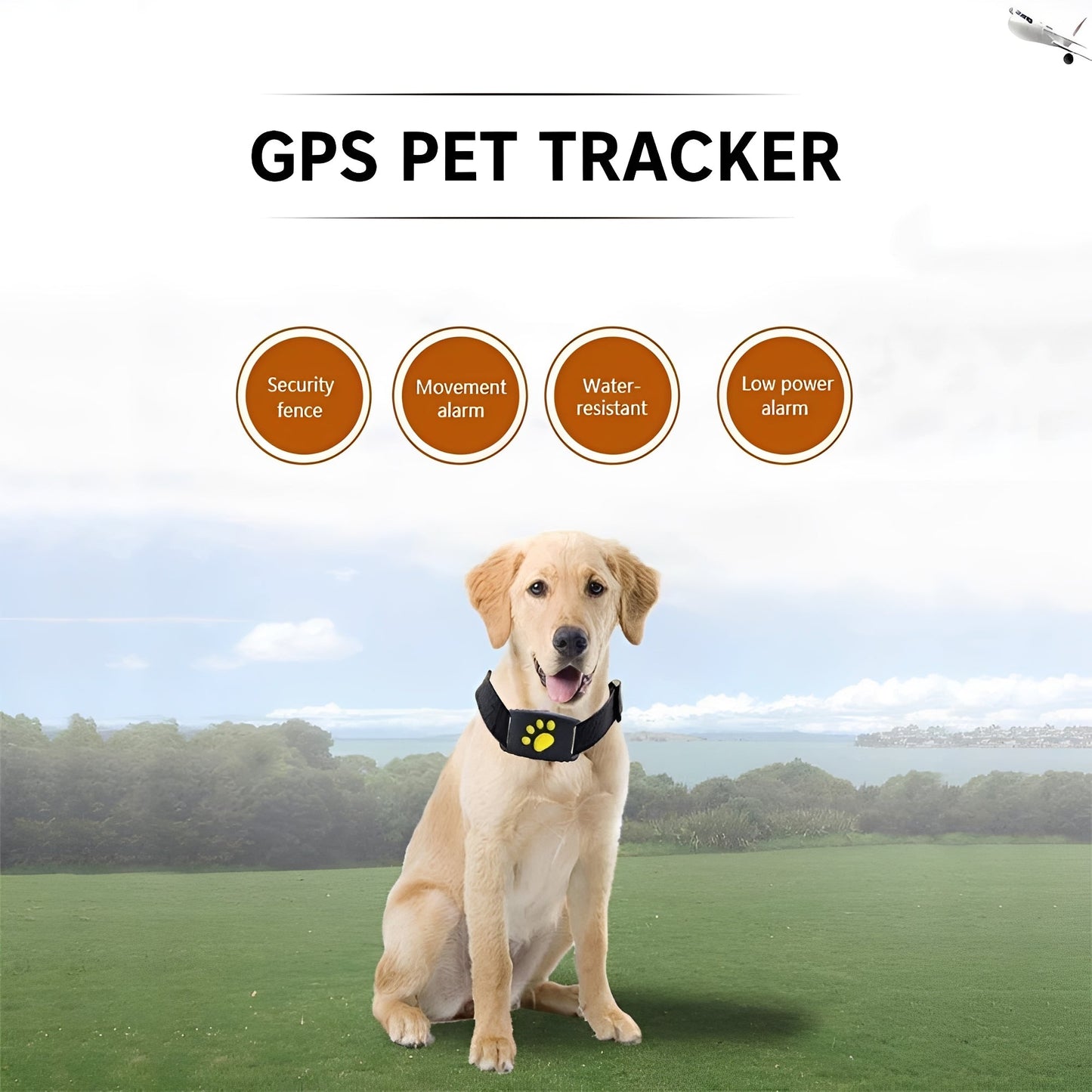 Smart Pet Tracker Collar with Live GPS Location