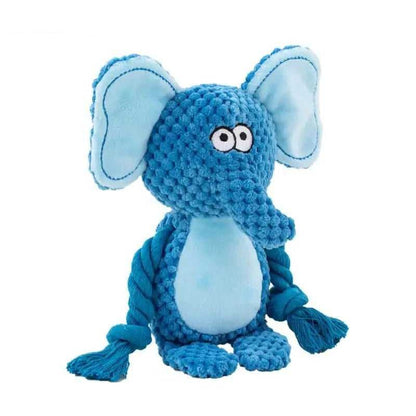 Plush Octopus Chew Toy with Squeaker for Dogs