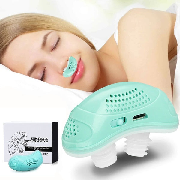 Compact Sleep Apnea Device – Portable Anti-Snoring Nasal CPAP Alternative for Better Rest & Breathing Support