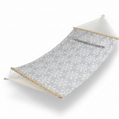 QUILTFLOW – Double Quilted Hammock for Patio & Poolside Comfort