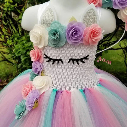 Colorful Girls Tutu and Pink Fairy Dress