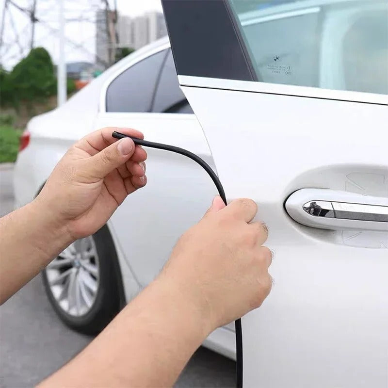 U-Channel Door Edge Guard for Cars & SUVs – Flexible Trim Protects Against Scratches, Dents & Paint Chips – 16 ft Roll
