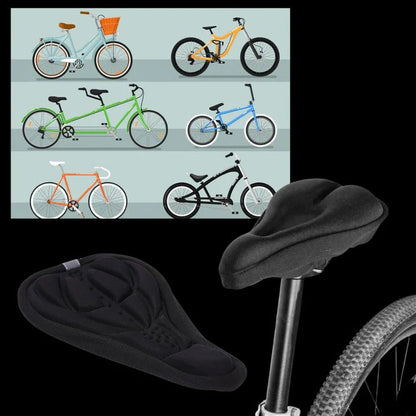 Comfort Gel Bike Seat Cushion with Shock Absorption