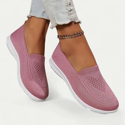 Breathable Women's Slip On Sneakers with Soft Comfort Insoles