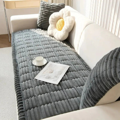 Soft Furniture Protector Cover with Ruffled Trim - Ortekor