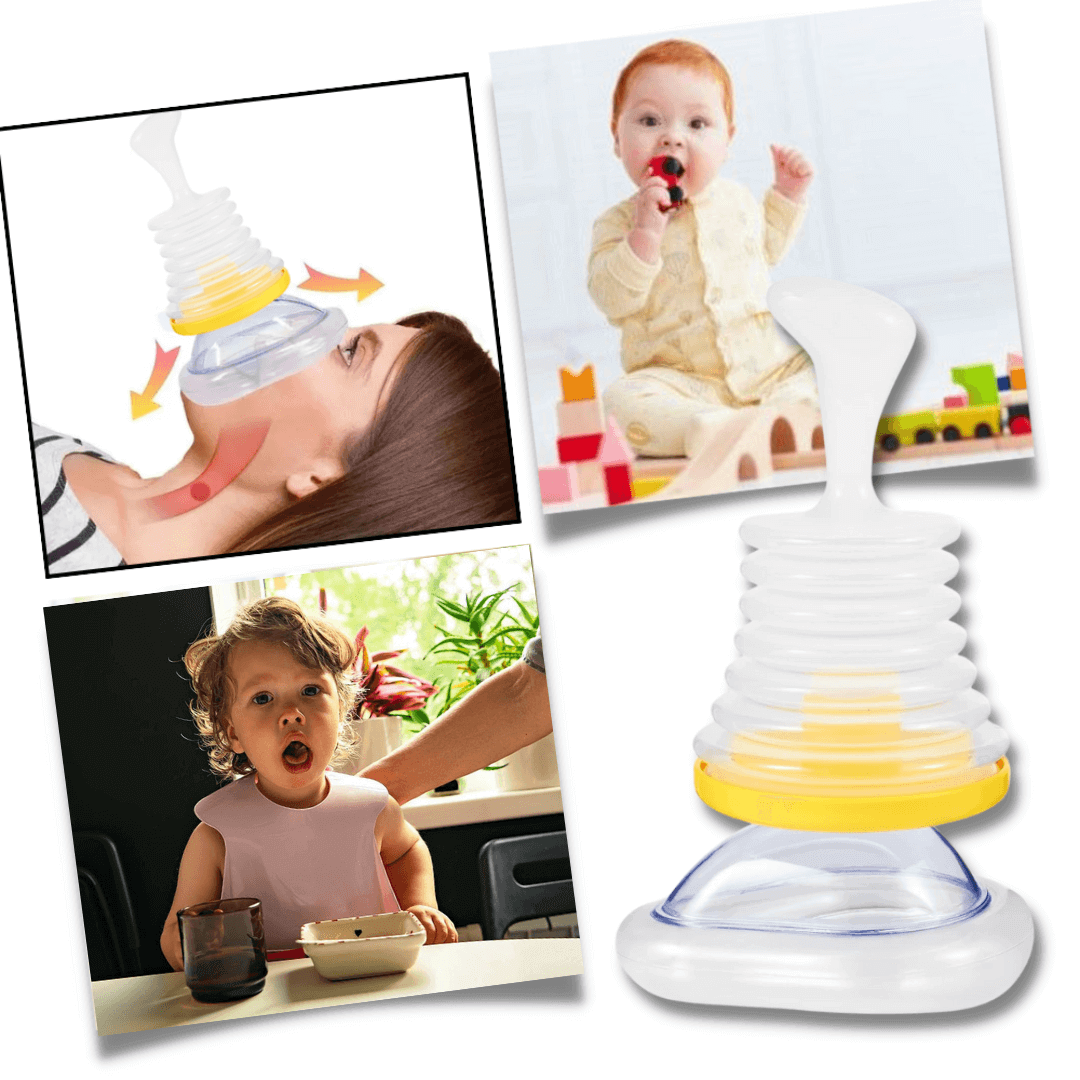 Emergency Airway Clearing Tool for Choking Relief at Home & On the Go