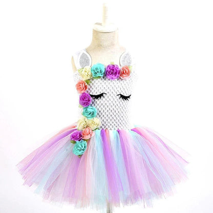Colorful Girls Tutu and Pink Fairy Dress