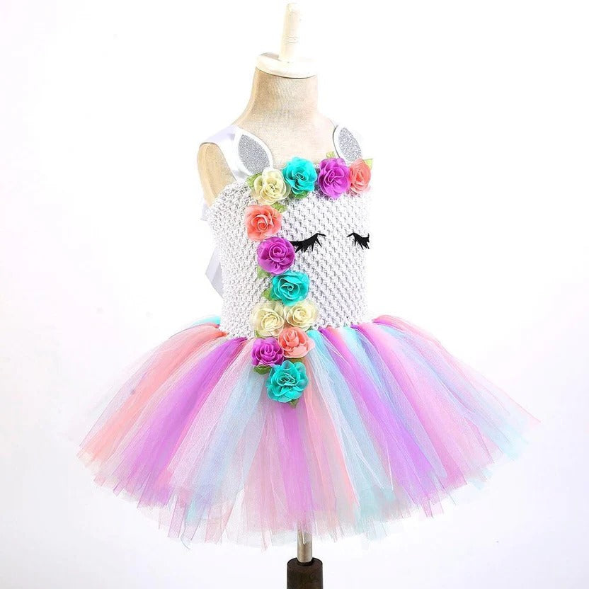 Colorful Girls Tutu and Pink Fairy Dress