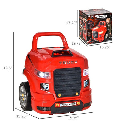 Kids Large Truck Engine Playset