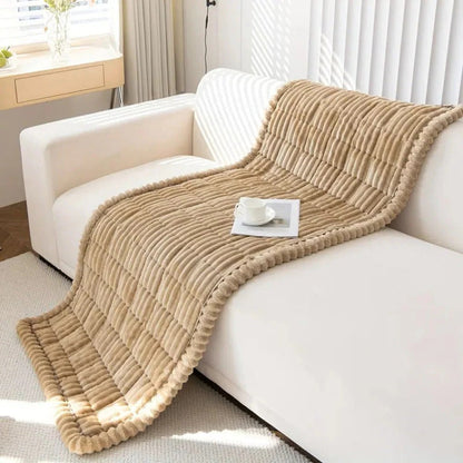 Soft Furniture Protector Cover with Ruffled Trim