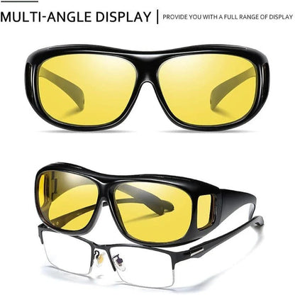 Night Driving Glasses with Yellow Tinted Lenses