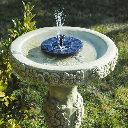 Floating Solar Fountain for Birdbaths, Ponds & Garden Water Features – 4 Spray Patterns, Eco-Friendly, No Wiring Needed