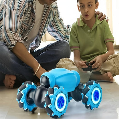 Remote Control Stunt Car with Reversible Driving Action