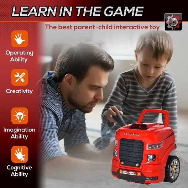 Kids Large Truck Engine Playset