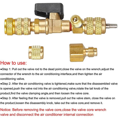 Easy HVAC Valve Core Tool Kit