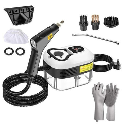 High-Pressure Steam Cleaner 2500W 221°F with 5 Brush Heads 6-Speed Adjustable for Home Kitchen Bathroom Car Furniture Appliances Deep