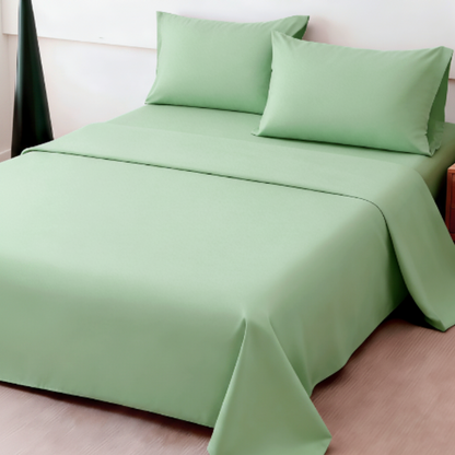 Temperature-Regulating Bamboo Viscose Sheet Set with Stay-Put Deep Pockets – Full, Queen & King Available