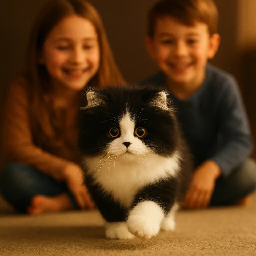 Comfort Companion | Realistic Plush Cat Stuffed Animal with Soft Texture | Ideal for Relaxation and Comfort