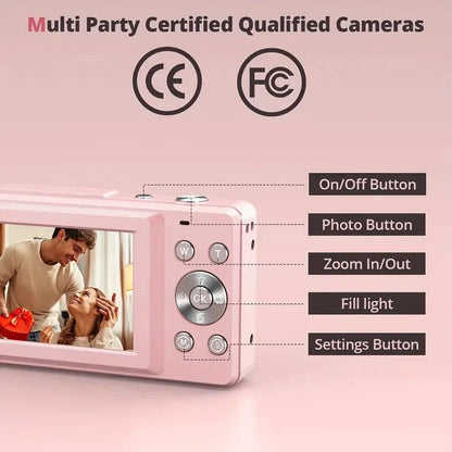 Retro Classic Small Digital Camera with LCD Display