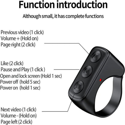 Smart Ring Video Controller for Social Media Clips