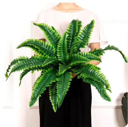 Outdoor Realistic Green Fern Plant Decoration